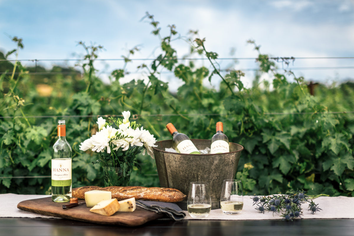 Wine tasting at Hanna Winery in Healdsburg. (Photo by Kim Carroll)