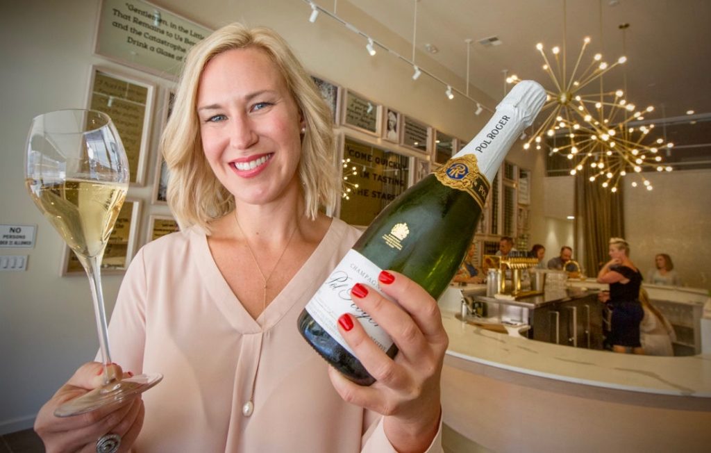 Jayme Powers, proprietor of SIGH, on West Napa St. (Photo by Robbi Pengelly/Index-Tribune)