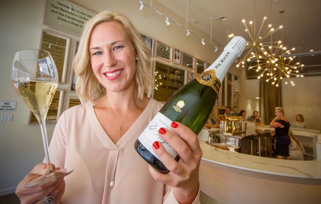 Jayme Powers, proprietor of SIGH, on West Napa St. (Photo by Robbi Pengelly/Index-Tribune)