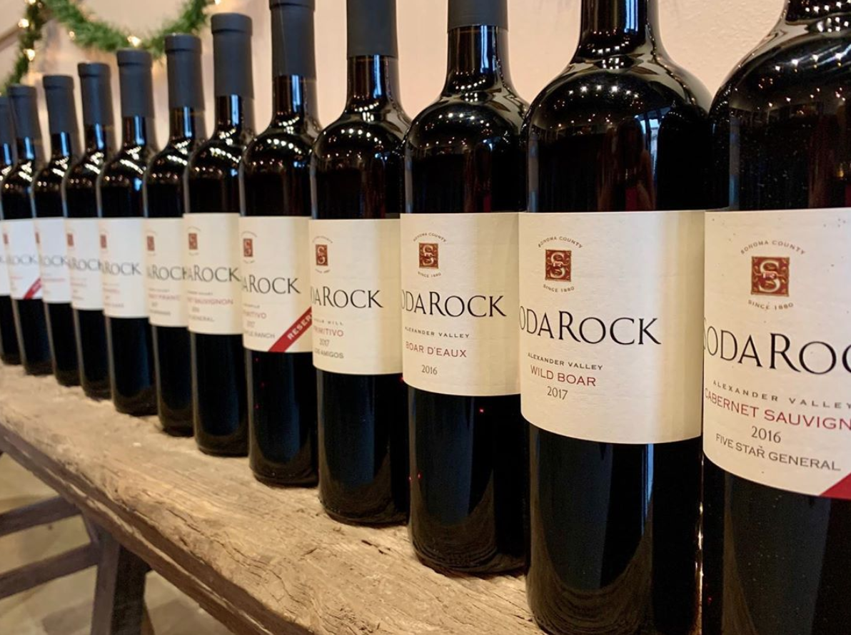 Soda Rock pours several wines, and there are plenty of boldly flavored Cabernet Sauvignons and other Bordeaux-style reds on the menu. (Soda Rock Winery)