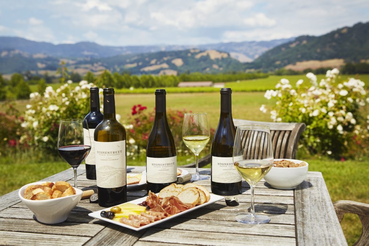 Several experiences are available at Stonestreet Estate Vineyards, among them seated tastings of single-vineyard wines, library-wine explorations, picnics on the patio and, weather permitting, the Stonestreet Mountain Excursion, a tour of the vineyards with tasting and lunch. (Stonestreet Estate Vineyards)