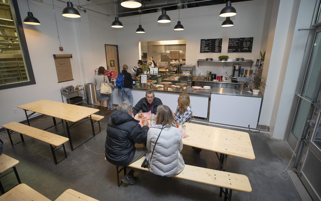 The new Acre Pizza in Sebastopol's Barlow district. (John Burgess/The Press Democrat)