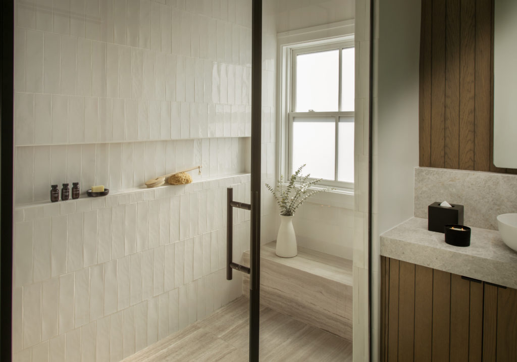 Guest bath at MacArthur Place Hotel and Spa in Sonoma. (MacArthur Place)