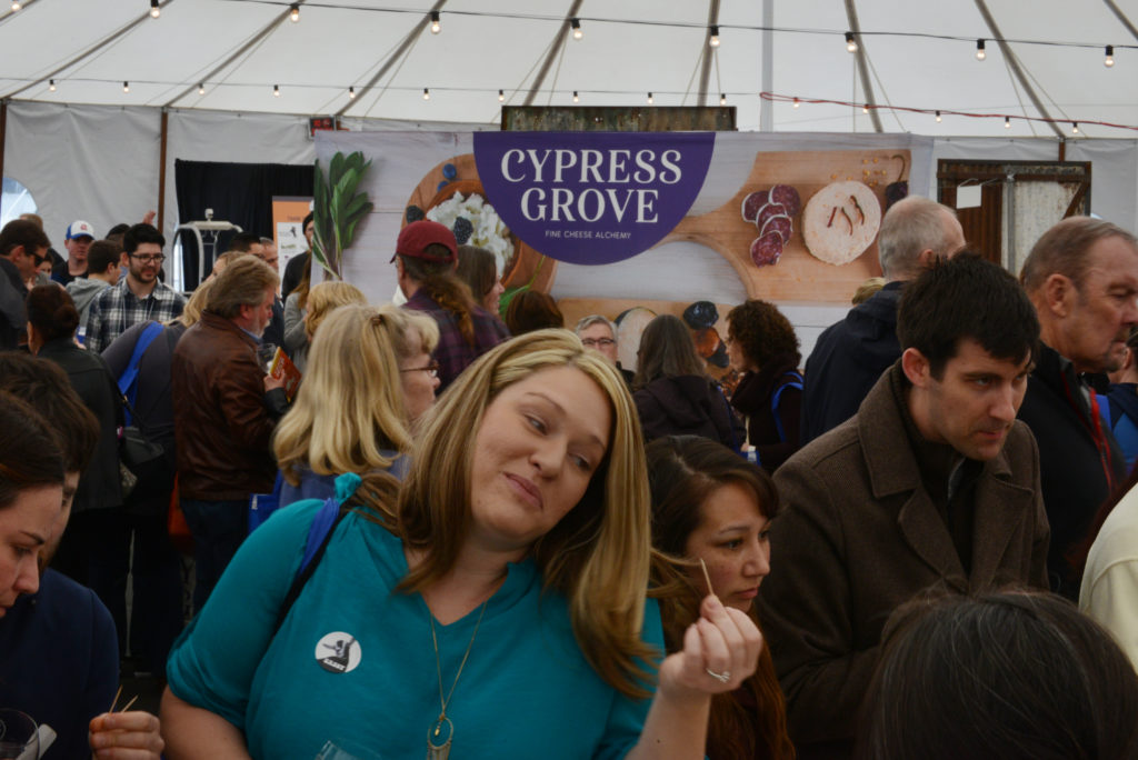 Attendees during the 11th annual California Artisan Cheese Festival held at the Sheraton Sonoma County in Petaluma Sunday. March 26, 2017. (Photo: Erik Castro/for The Press Democrat)