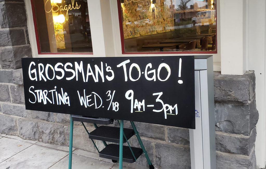 Grossman's Noshery Opens For Pickup With Matzoh Ball Soup, Fresh Bagels and Love
