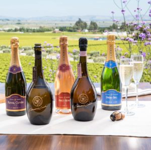 Sparkling wines at Gloria Ferrer Caves and Vineyards in Sonoma. (Courtesy of Gloria Ferrer Caves and Vineyards)