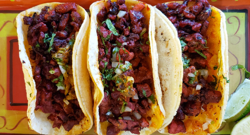 Carne asada tacos from Los Molcajetes Bar and Grill in Rincon Valley. Heather Irwin/PD