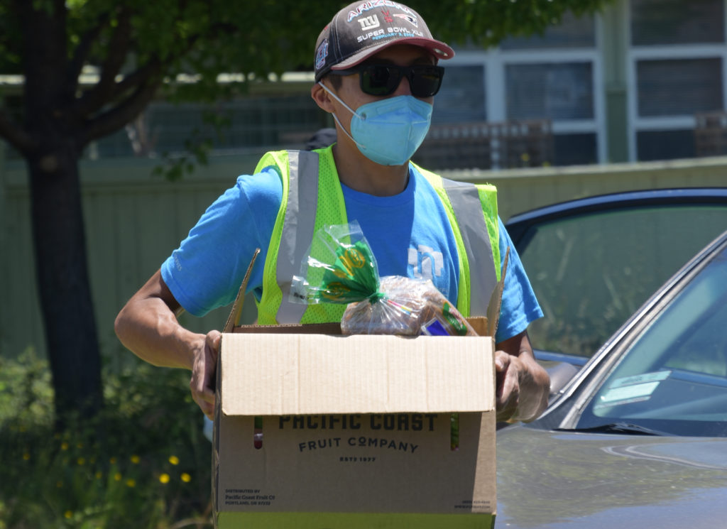 Redwood Empire Food Bank distribution. Courtesy photo