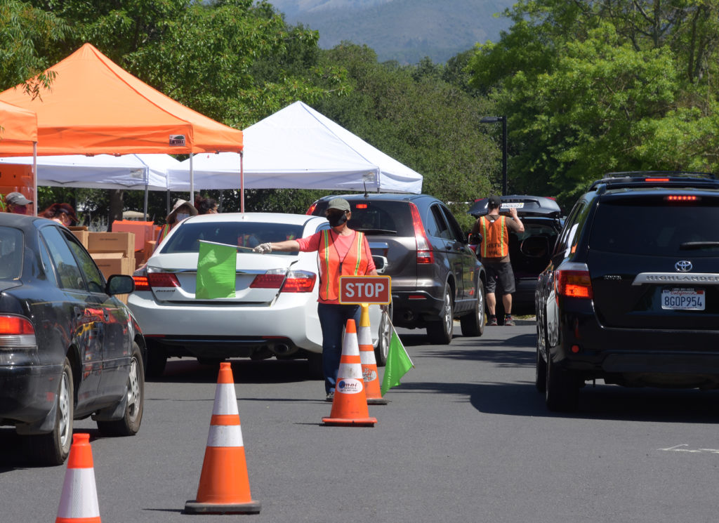 Redwood Empire Food Bank distribution. Courtesy photo