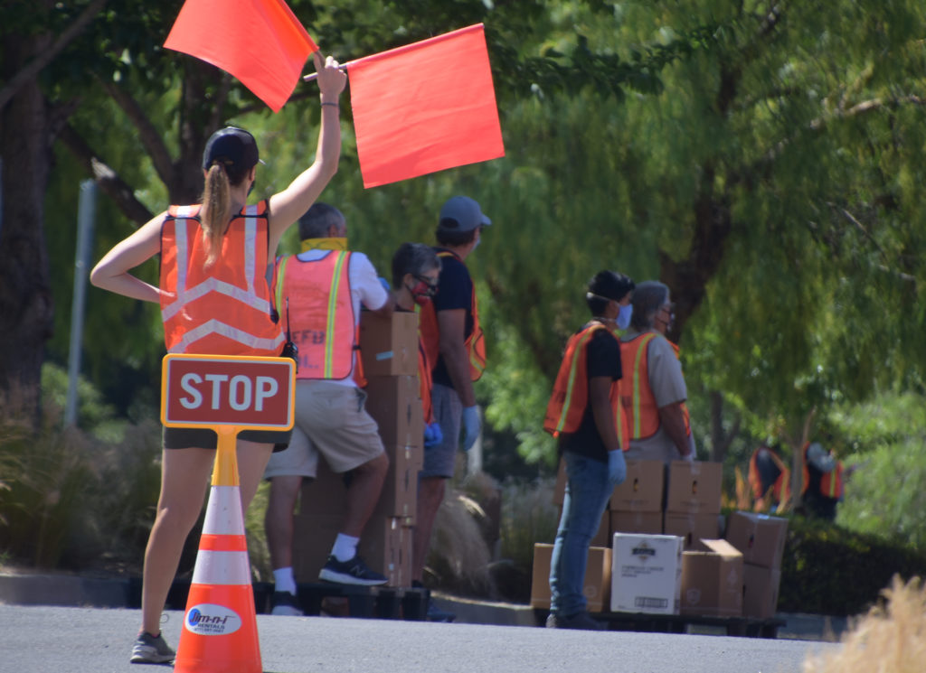 Redwood Empire Food Bank distribution. Courtesy photo