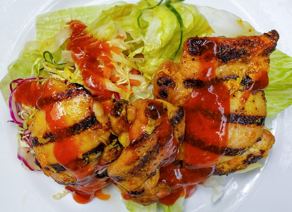 Grilled chicken and chili sauce at Wild Bird in Santa Rosa. Heather Irwin/PD