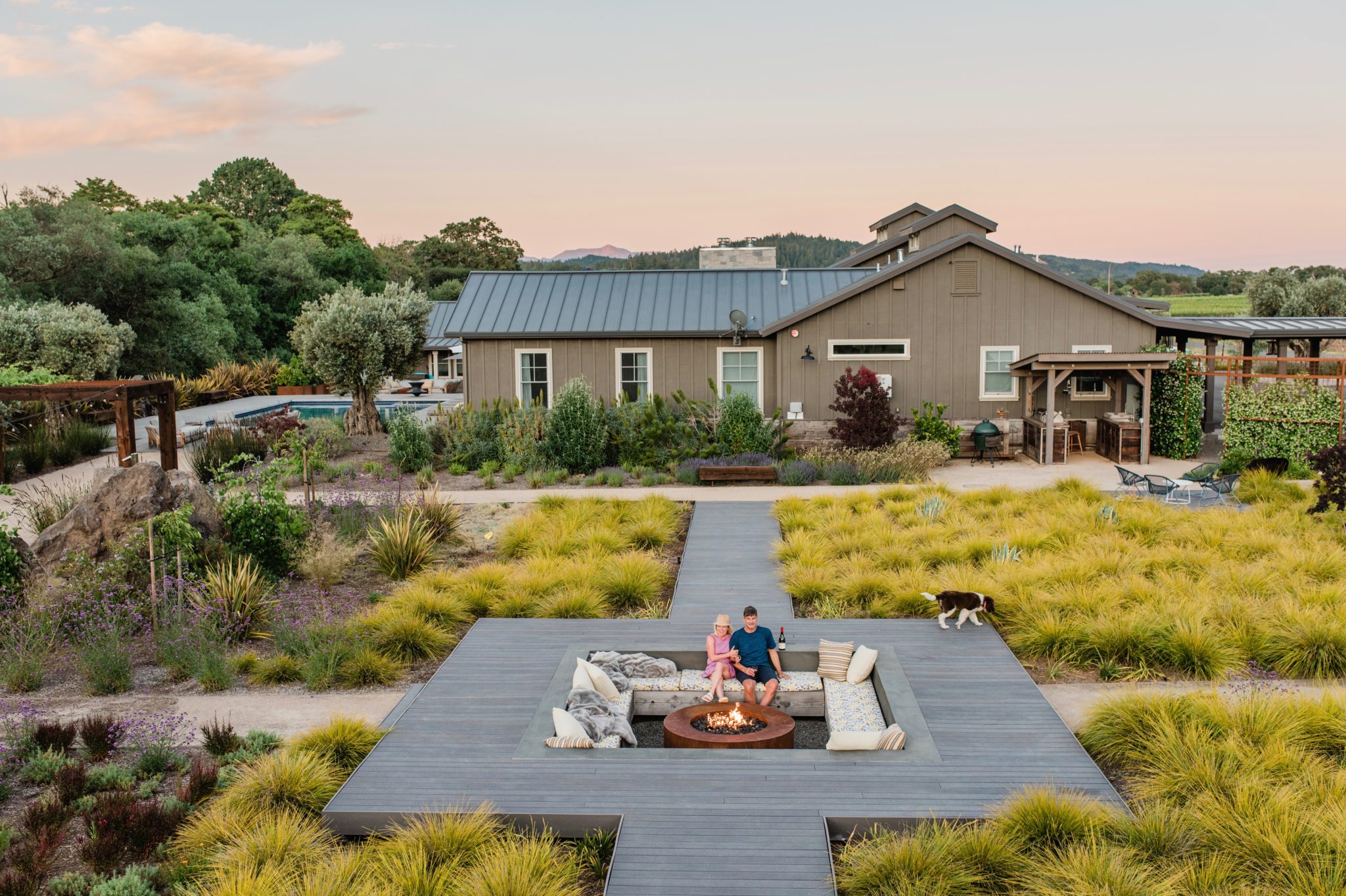 A TVStar Designer Creates Unique Garden for Healdsburg Couple Sonoma
