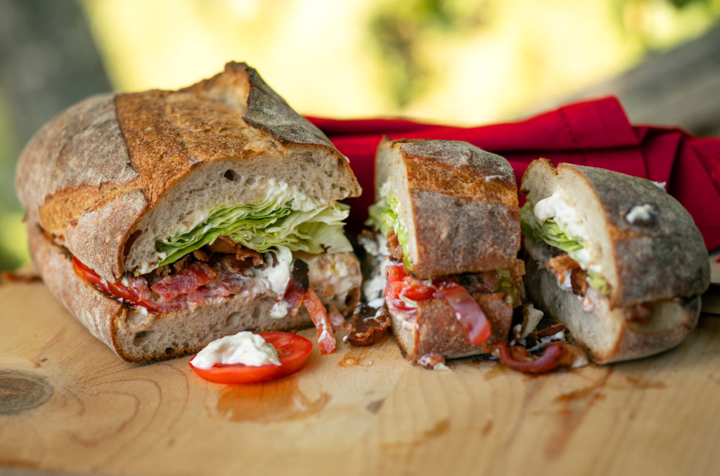 Tomato recipes: Huge BLT sandwich Fermented tomatoes on scrambled eggs Tomato salad