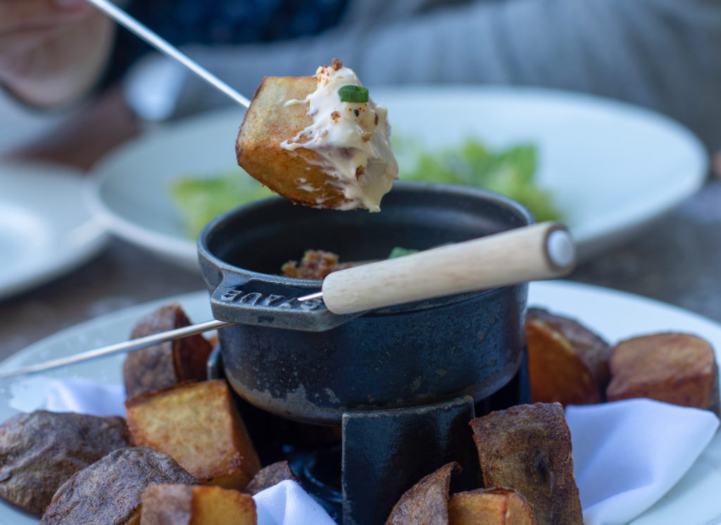 Potato fondue at Stark's Steak and Seafood's Brazilian popup. Heather Irwin/PD