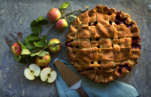Gravenstein apple pie from recipe developer and cookbook producer Kim Laidlaw. (John Burgess/The Press Democrat)