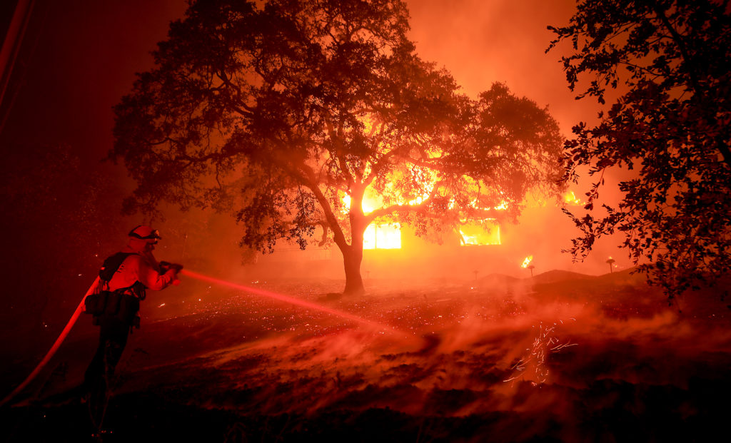 Photos and Videos from Wildfires in Sonoma and Napa