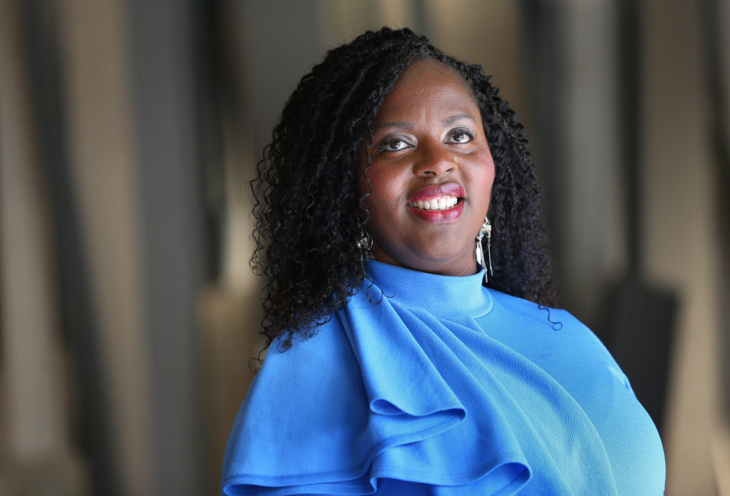 Letitia Hanke is the president and CEO of ARS (Alternative Roofing Solutions) Roofing, Gutters and Waterproofing. (Christopher Chung/ The Press Democrat)