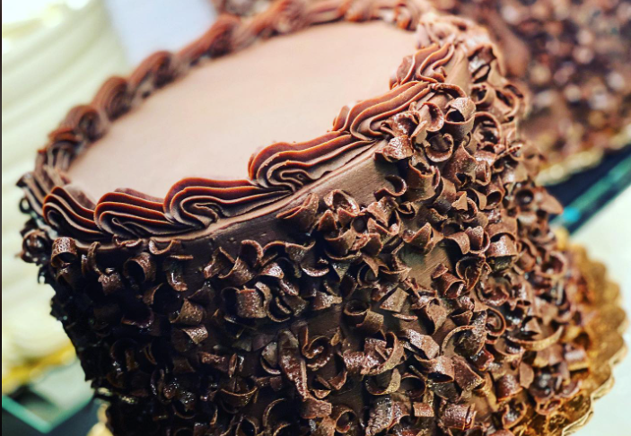 Harvest Fair Award winning chocolate truffle cake from Costeaux. Facebook by permission.
