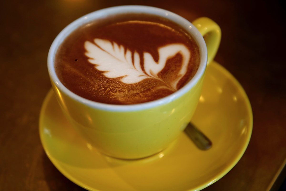 An Aztec hot chocolate at Plank Coffee in Cloverdale. (Beth Schlanker/The Press Democrat)