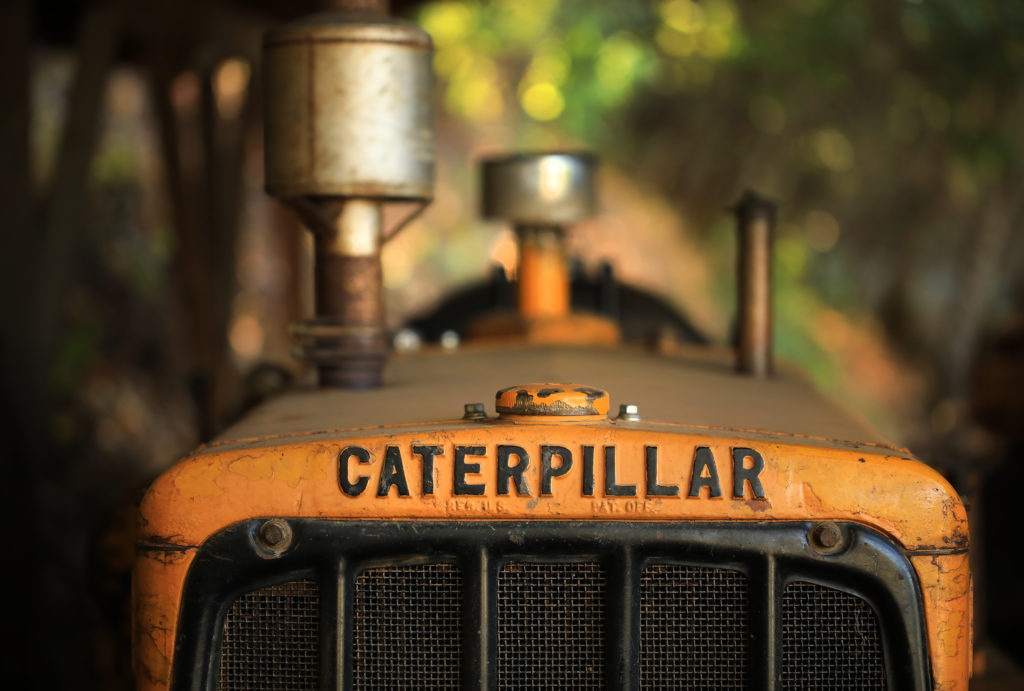 D2 Caterpillar tractors are used in many of the old mountains blocks of Sonoma County for their ruggedness in tight rows and grip on steep hillsides. (Kent Porter / The Press Democrat) 2020