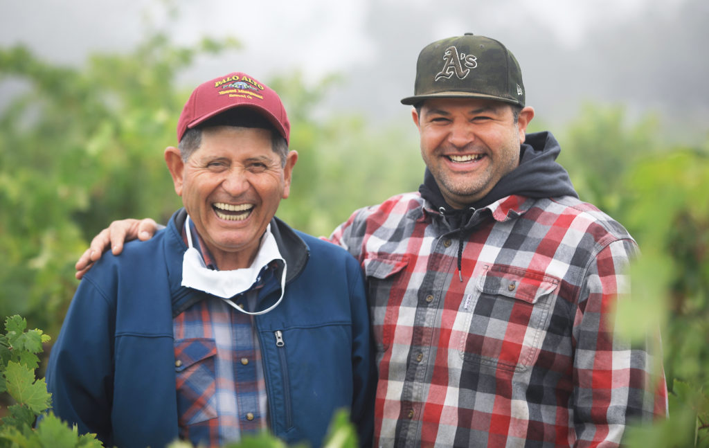 Chuy Ordaz and his son Chut Ordaz, Thursday, July 30, 2020. (Kent Porter / The Press Democrat) 2020