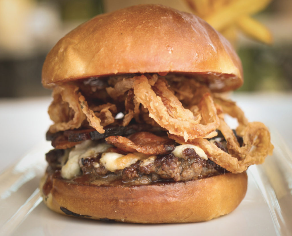 BBQ burger at Sonoma Burger, a pop-up at Gravenstein Grill in Sebastopol. Photo: Sonoma Burger.