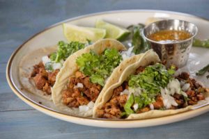 Tacos al Pastor from Cielito Lindo restaurant in Santa Rosa. (Photo by John Burgess/The Press Democrat)