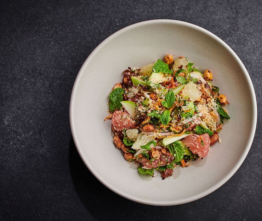 Citrus salad from Khom Loi in Sebastopol. (Photo: Dawn Heumann)