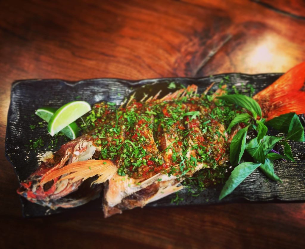 Whole fish from Khom Loi in Sebastopol. (Photo: Dawn Heumann)