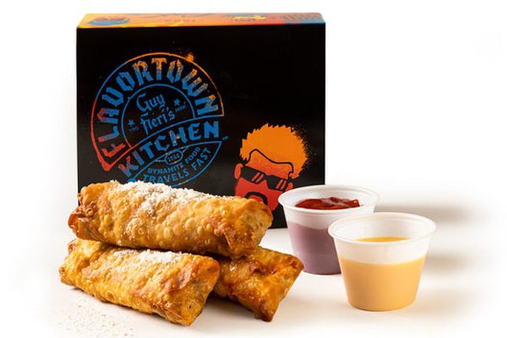 Cheesesteak egg rolls from Guy's Flavortown Kitchen ghost kitchen. Courtesy photo.