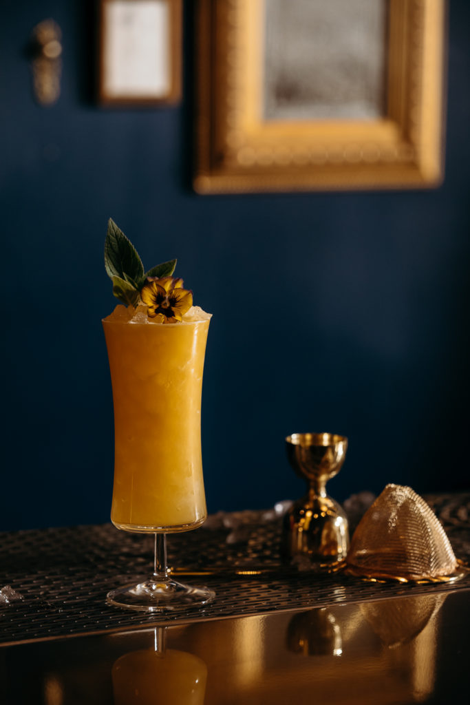 Grito de Yara cocktail at Burdock in Healdsburg. Photo: Allison Webber