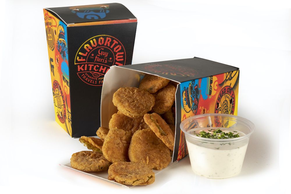 Fried pickles from Guy's Flavortown Kitchen ghost kitchen. Courtesy photo.