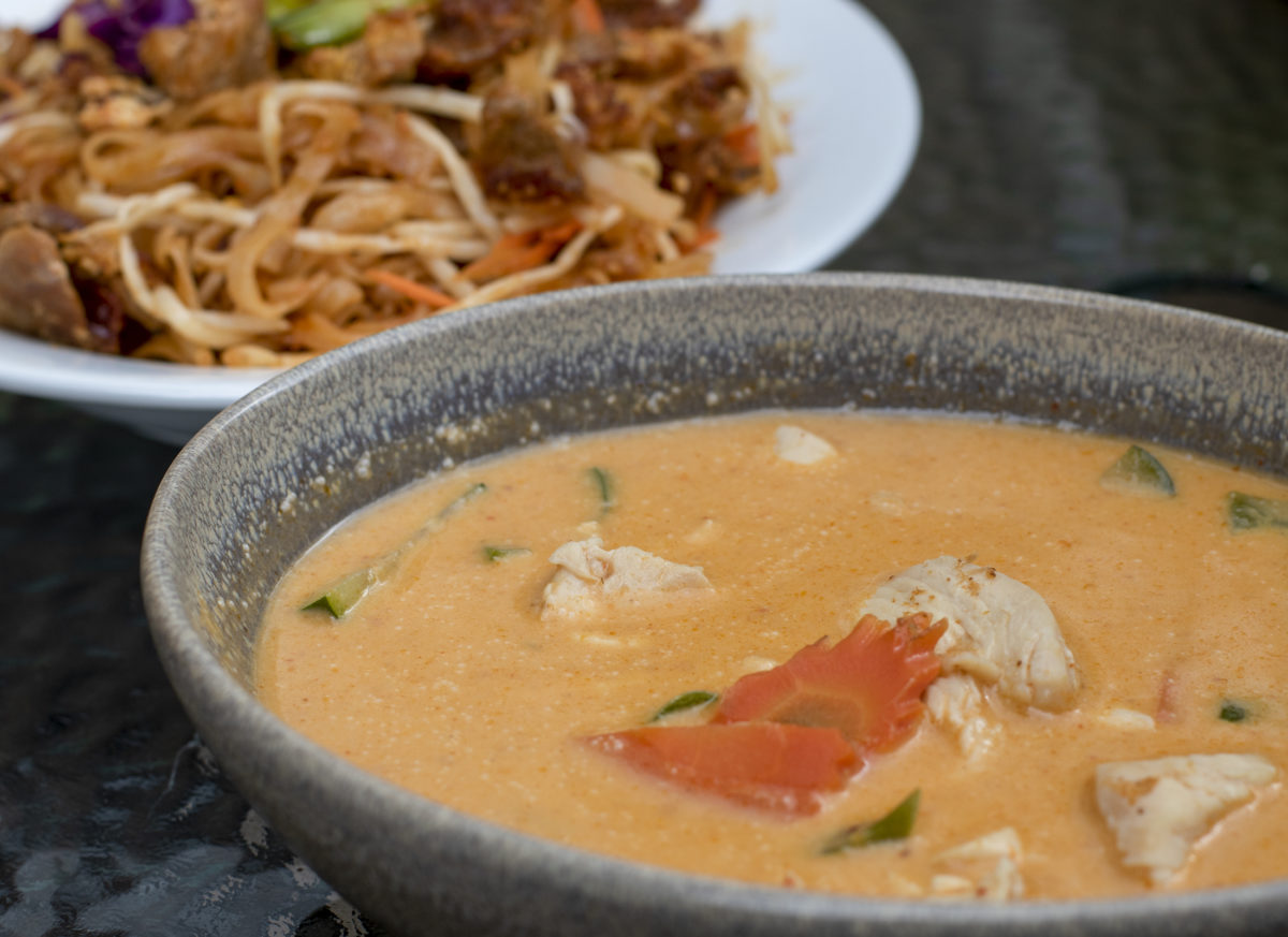 Panang curry from Lynn's Thai in Cotati. Heather Irwin/Sonoma Magazine.