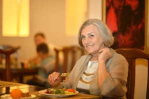 Seniors are returning to dining in and out... (Shutterstock)