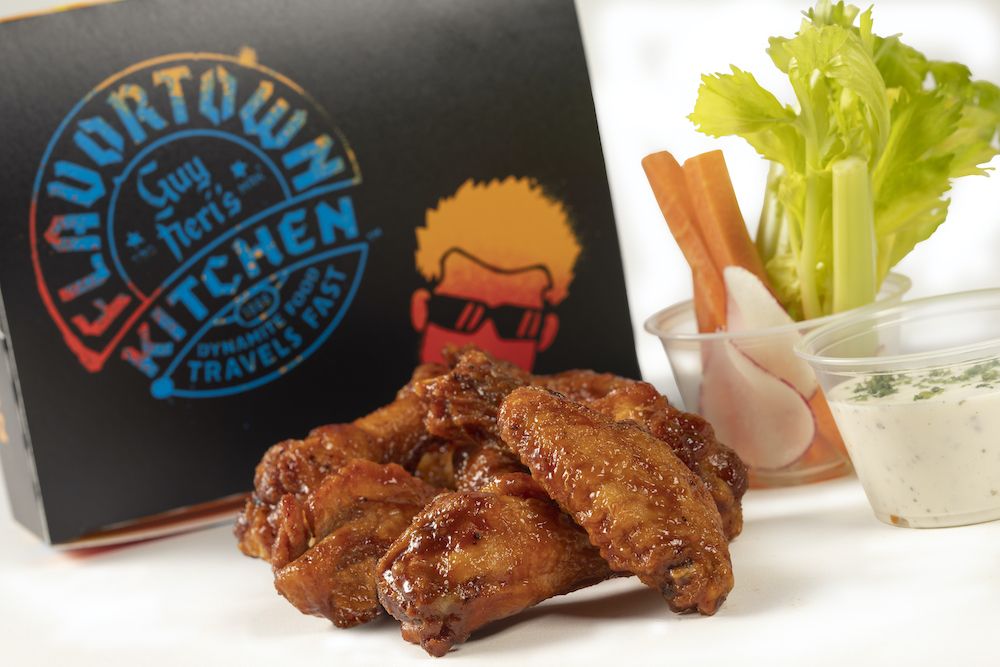 Bourbon wings from Guy's Flavortown Kitchen ghost kitchen. Courtesy photo.