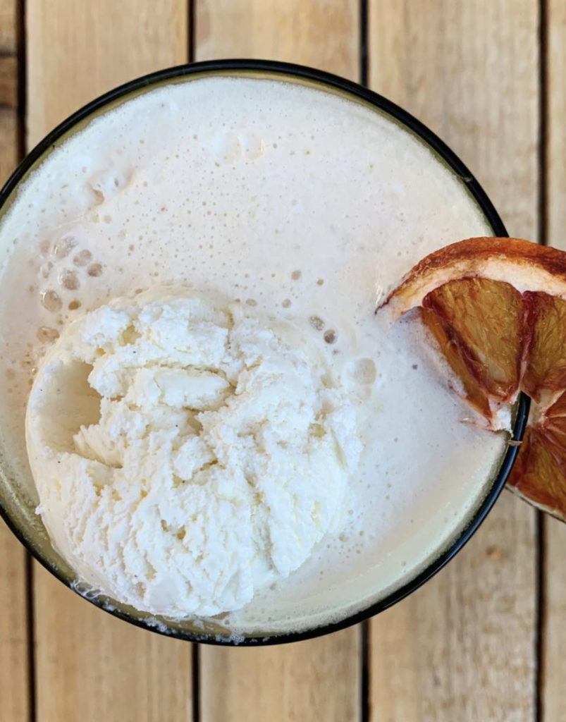 Stardust Creamsicle Float at Nimble & Finn's Ice Cream in Santa Rosa. (Courtesy of Nimble & Finn's Ice Cream)