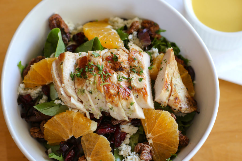 Citrus salad at Fandees Restaurant in Sebastopol. Heather Irwin/PD