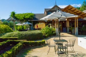 Last spring, Matrix Winery in Healdsburg moved tastings from indoors to its outdoor patio. (Matrix Winery)