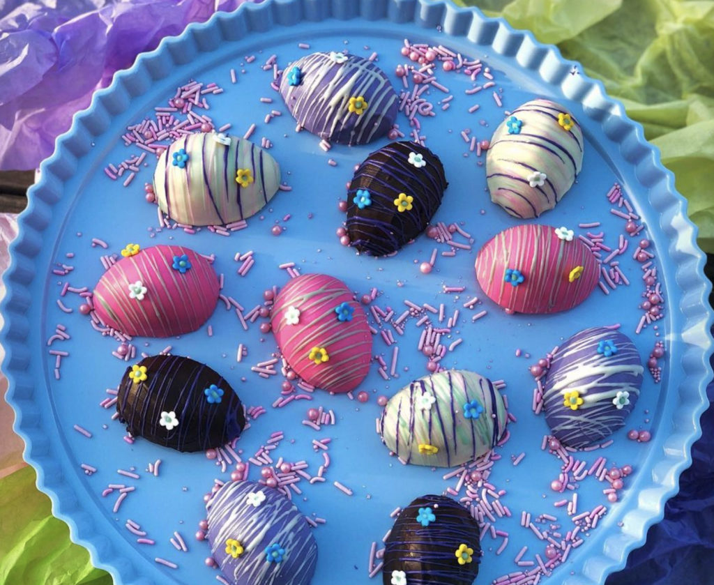 Peanut butter-filled Easter Eggs. Photo: Ora Beth Mika.
