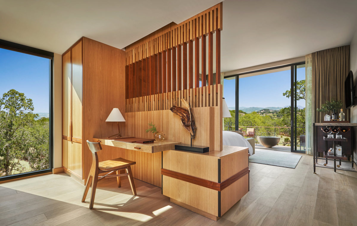 A guest room at Montage Healdsburg. (Montage Healdsburg)