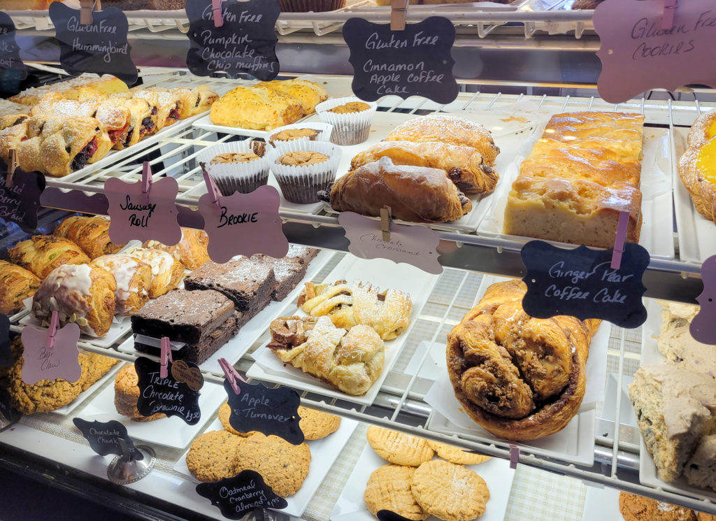 Society Cafe and Bakery pastry case. at Folktable in Sonoma. Photo: Heather Irwin, Press Democrat.