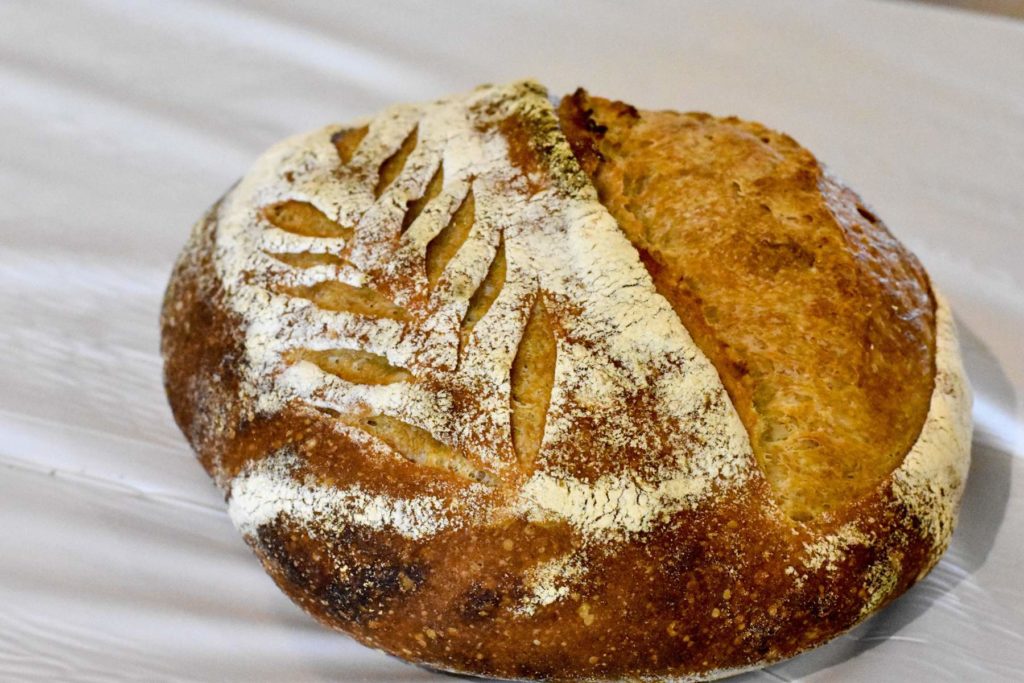 Yecora Rojo Sourdough from Quail & Condor bakery won Best of Show Professional French Bread at the Sonoma County Harvest Fair & Professional Food Competition. (Emily Janowski)