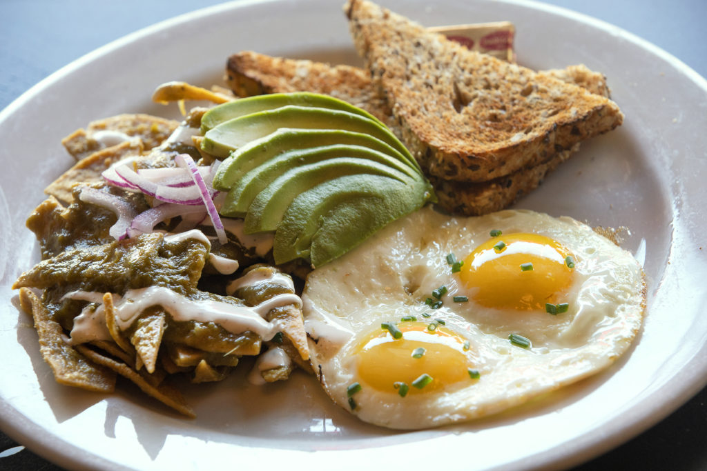 Fried eggs from the Gypsy Cafe in Sebastopol. (John Burgess/The Press Democrat)