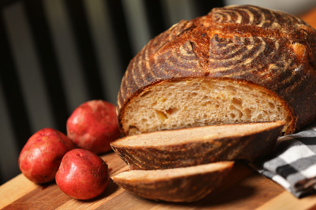 Potato Pugliese from Healdsburg's Quail & Condor, made with roasted Bodega Red potato. (Christopher Chung / The Press Democrat)