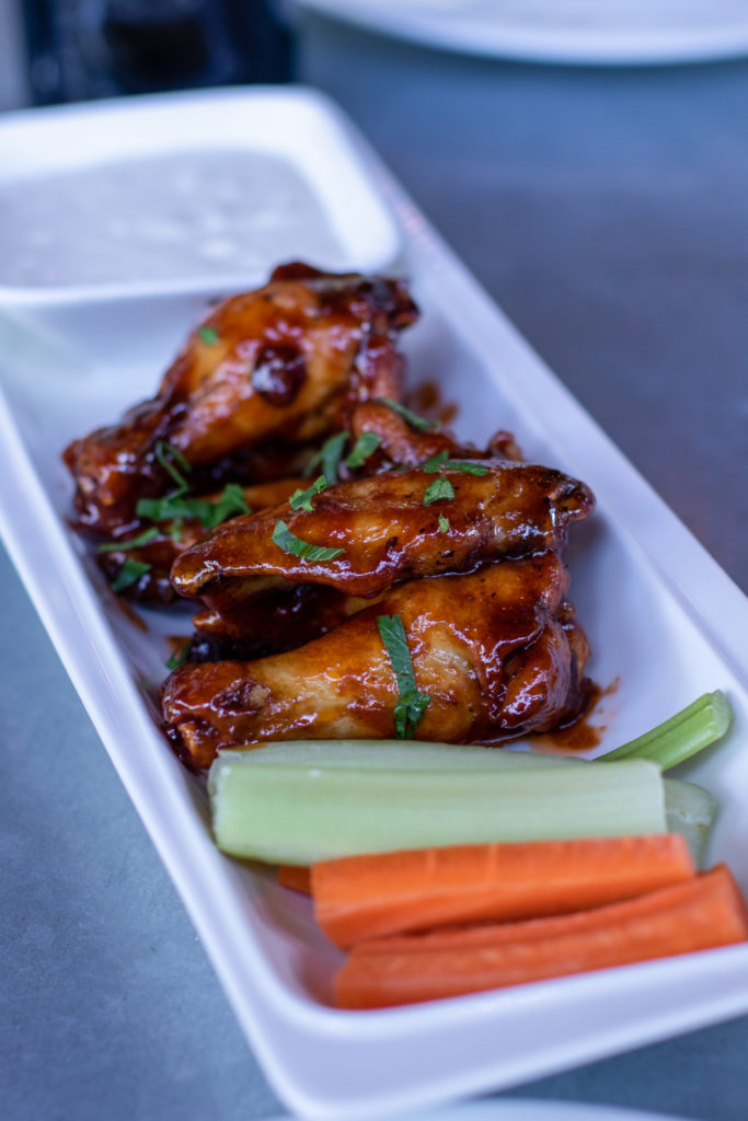 Chicken wings at Coyote Sonoma in Healdsburg. (Heather Irwin / The Press Democrat)