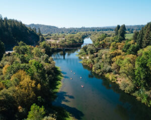 The Wohler Bridge over the Russian River northeast of Forestville. (Sonoma County Tourism)