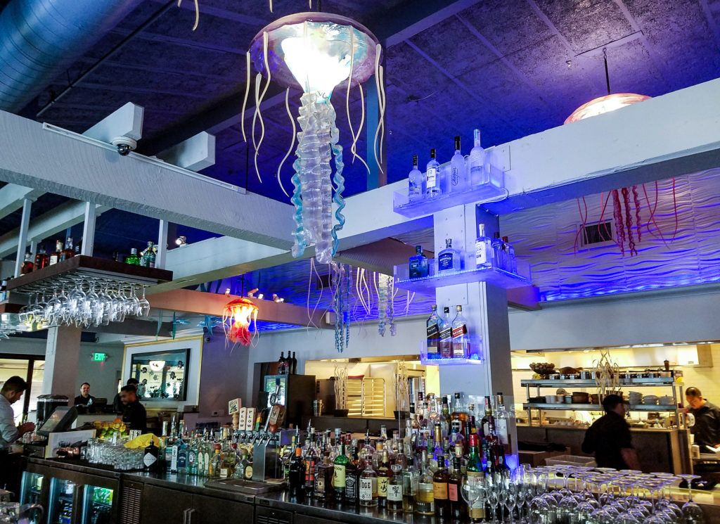 Interior at Sea Thai Bistro in Santa Rosa. Photo: Heather Irwin, Sonoma Magazine.