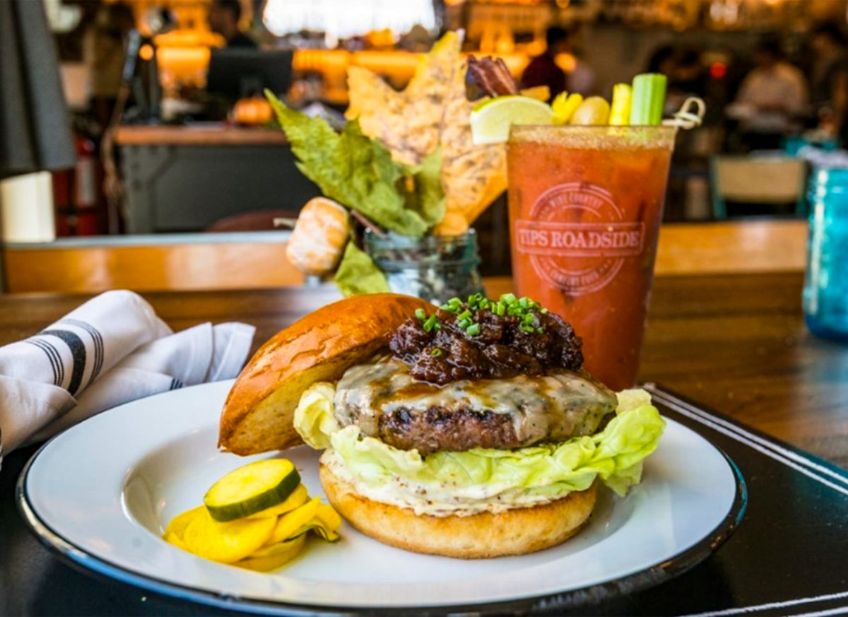 Tips Roadside Burger. (Tips Roadside)