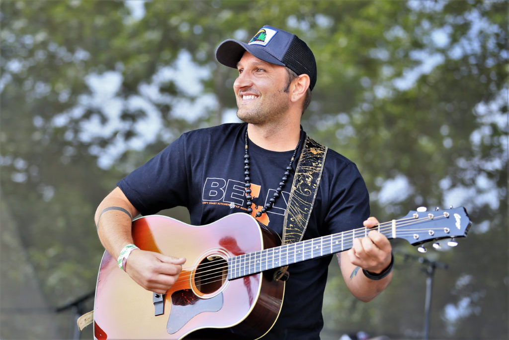 Sonoma local, Dustin Saylor, performs at the Country Summer Music Festival at the Sonoma Country fairgrounds in Santa Rosa, Saturday June 15, 2019. (WILL BUCQUOY/For the PD).