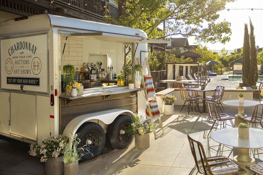 The poolside High Horse Bar at The Lodge at Sonoma. (The Lodge at Sonoma)